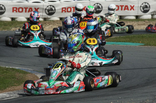 Michael Saller scored his first National Karting title on bitumen in Rotax Heavy
