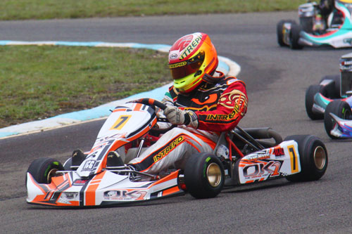 Lane Moore claimed second in the New Zealand National Kart Championships in Rotax Heavy