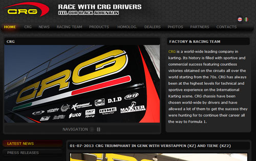 new-look CRG website