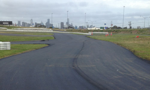 todd road go kart track resurface