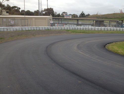 todd road go kart track resurface