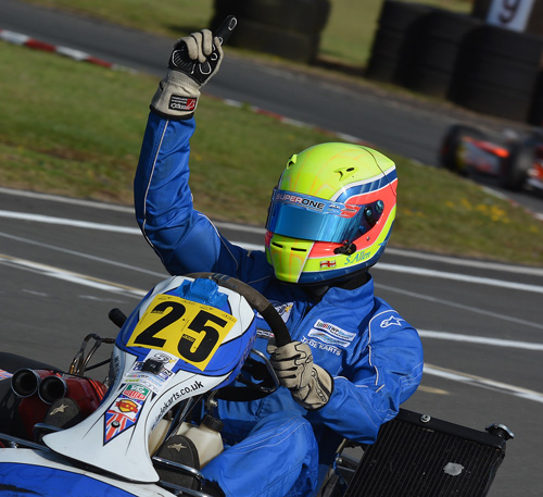Scott Allen grabbed a second and a win in KZ1 to take 2nd in the championship