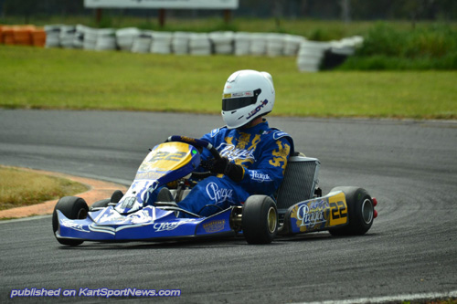 Jordan Boys is one of four Aussies to contest the opening round of the 2014 Rotax Max Challenge New Zealand this the weekend