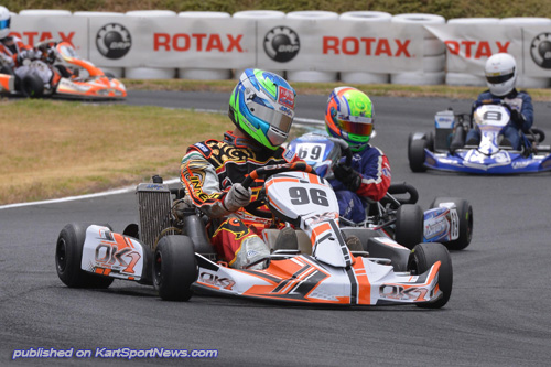 Liam McLellan will also be racing at Palmerston North for the NZ Rotax Series opener