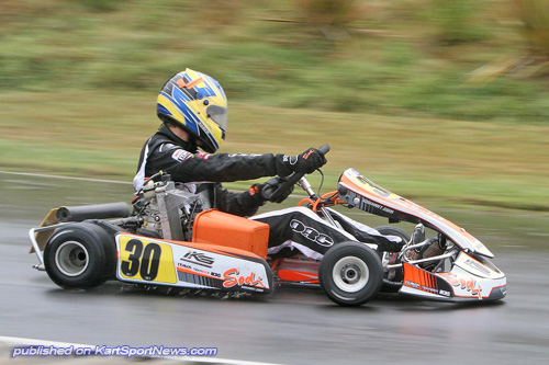 Mathew Kinsman made it two round wins in a row in the Logitech Rotax Max Light class at Rotorua