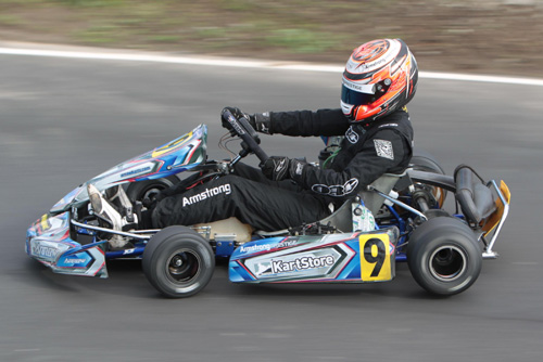 Marcus Armstrong won the Rotax Junior title