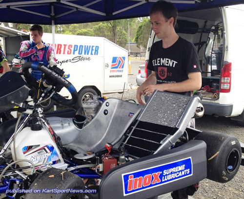 Harrington Doyle Racing Arrow Karts driver Scott Sorensen