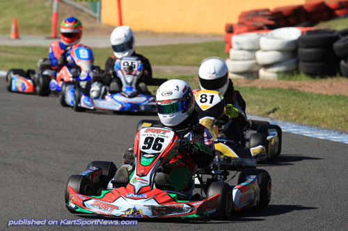 Newcastle teenager Ryan Pike (#96) and Wollongong's John Iafolla (#81) will both be making their KF3 debut this weekend