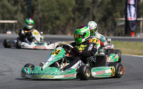 Adam Hunter took his first ever Rotax Nationals win in DD2 Masters