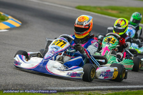 Austin Versteeg began the new season with a sweep in the competitive Junior Max division