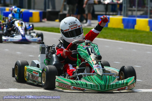 Josh Pierson emerged from the Micro Max category with the point lead thanks to two feature wins