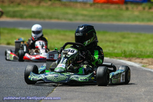 Austin Torgerson scored his first series victory in Mini Max