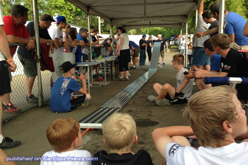 The series hosted a dinner, pinewood derby contest, and fireworks Friday to celebrate the holiday weekend