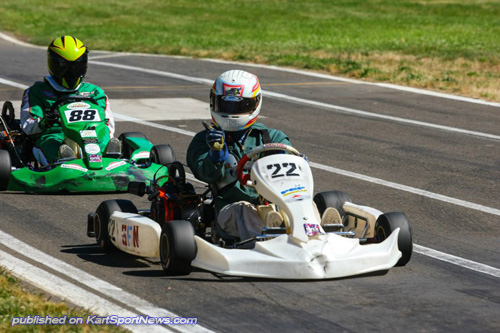 Close racing once again in LO206 Junior, with Jacob Gulick winning both feature races