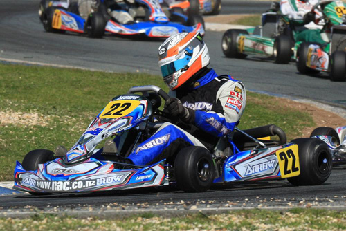 Fellow Aucklander Daniel Connor also did well, finishing sixth in Rotax Light