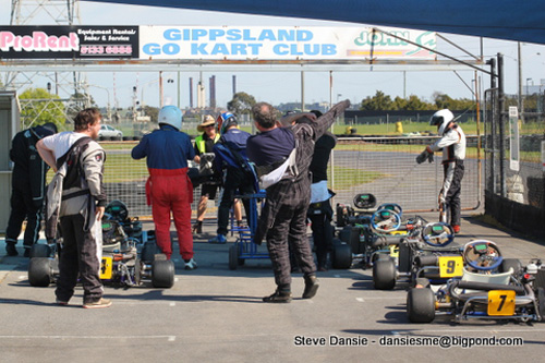 club day kart races morwell gippsland go kart club