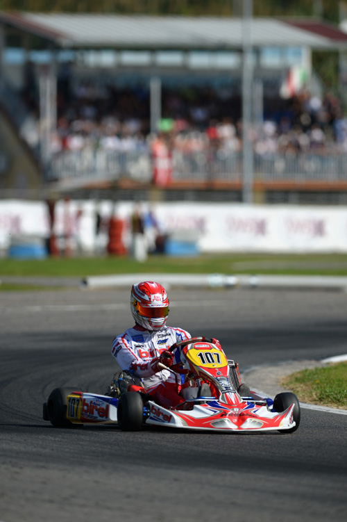 Menno Paauwe (NLD), 3rd in the 2014 CIK-FIA International KZ2 Super Cup