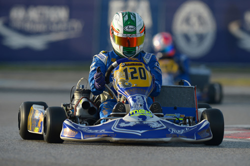 Jorge Carlos Pescador (ESP) headed the KZ2 Super Cup rankings after the qualifying heats