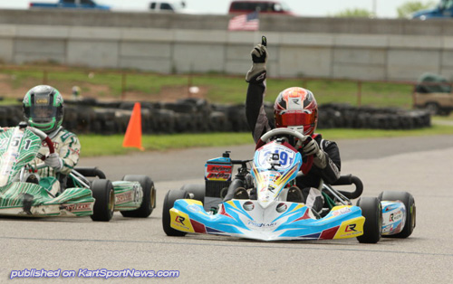 It was the first Rotax Junior victory for Parker Chase on Saturday