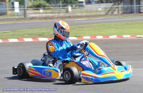 Troy has made the switch to FA Kart for the 2014 Castrol Edge CIK Stars of Karting Series