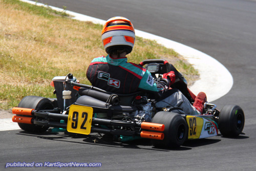Adam Lindstrom’s Warwick podium has helped his chances to attend the Rotax Grand Finals