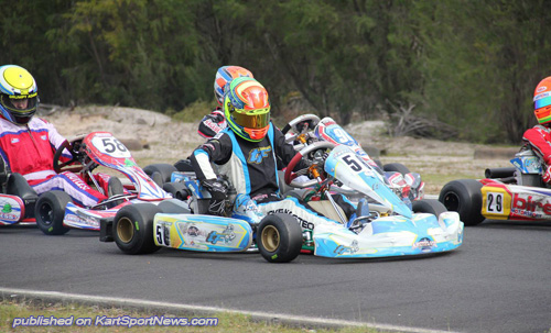 West Australian Jake Kostecki was amongst five Junior Max drivers that attended the CAMS Academy