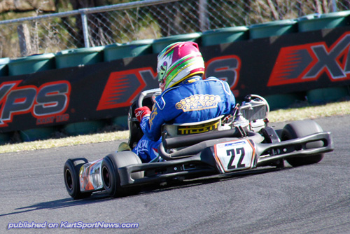 Ashleigh Stewart will be focussing on dialling in the ideal setup in the Junior Max Trophy Class 
