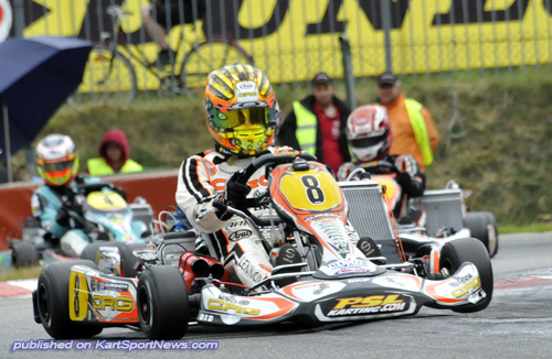 Jordon Lennox-Lamb sits 3rd in KZ2