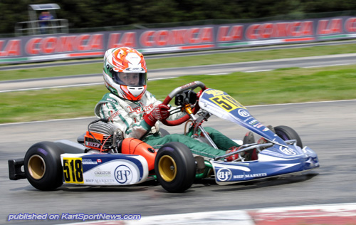 Antonio Serravalle (Tony Kart-LKE-Vega) is the only Mini driver to have won more than one race